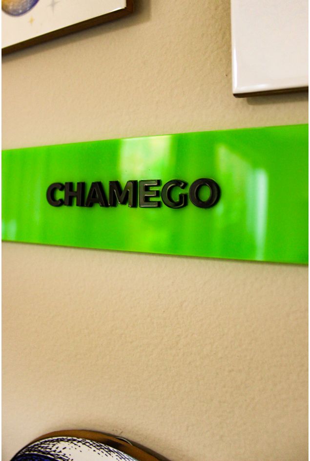 Placa Acrilico Chamego Verde Mimo Galeria